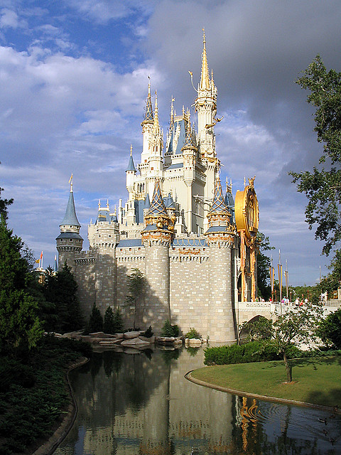 walt disney world castle cartoon. walt disney world castle