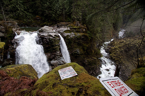 waterfall danger