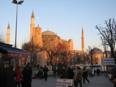 Ayasofya at sunset Ayasofya-sunset