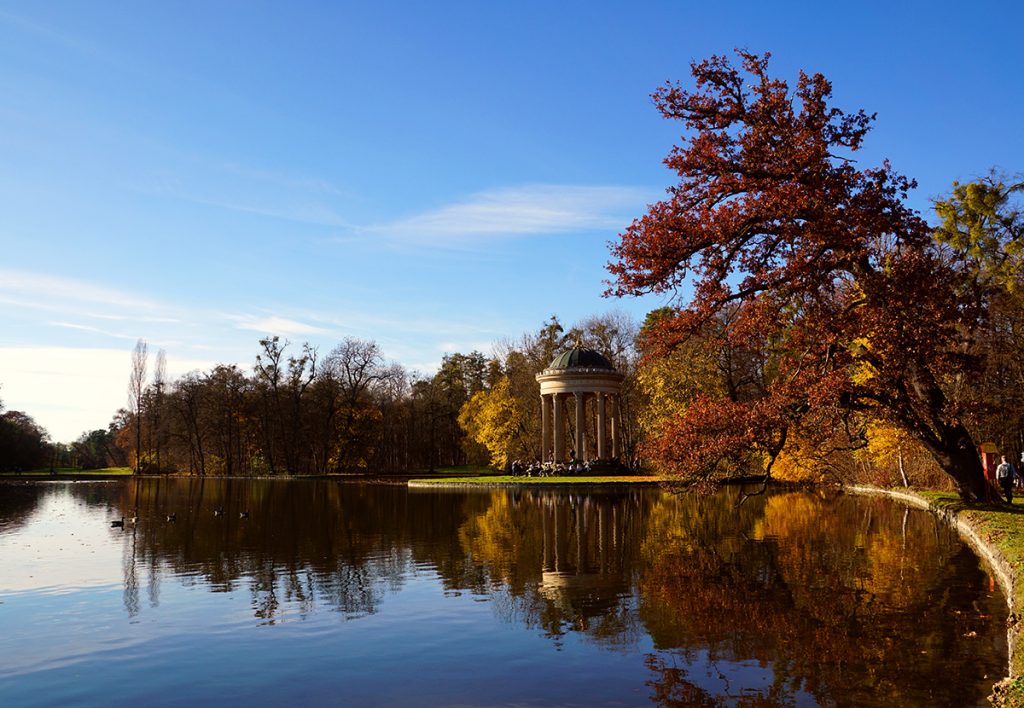 Fall colors in Munich, Germany