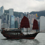 bat-winged / junk boat honk kong