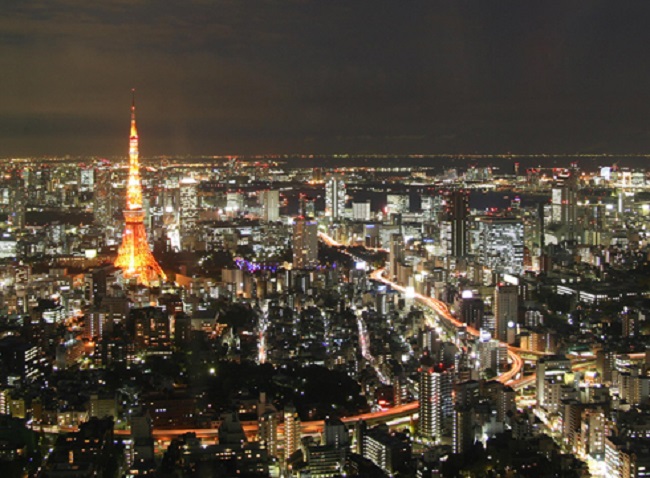 roppongi hills view Tokyo