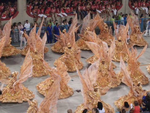 Samba dancers, Rio de Janeiro