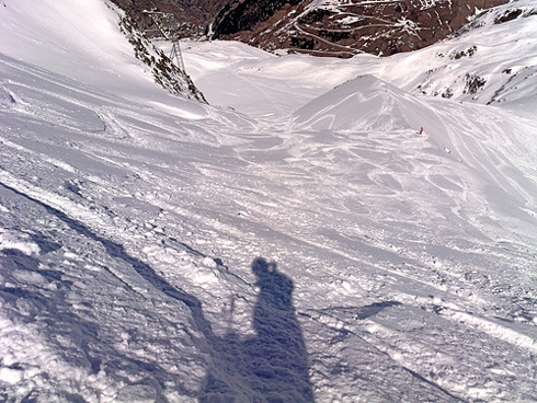 Snowboarding in Andermatt