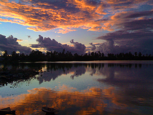 maldives sunset