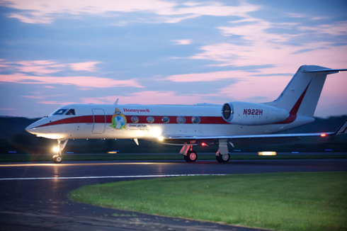 First-Ever Transatlantic Biofuel Flight