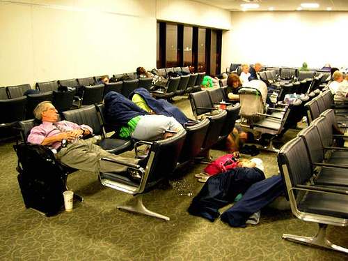 airport sleepover