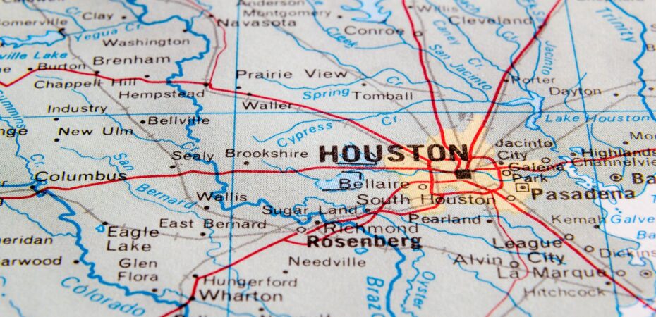 how far is houston texas from jacksonville florida