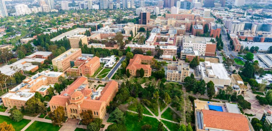 distance between ucla and usc