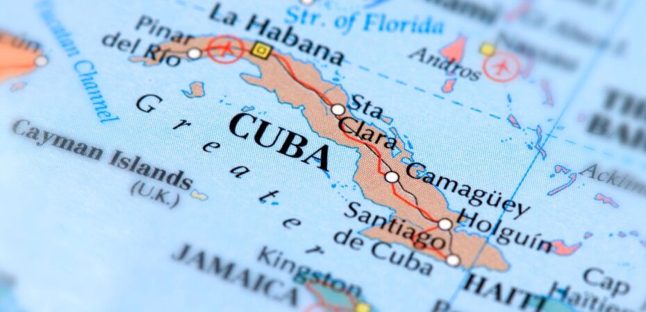 how far is cuba from florida coast