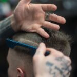 largo moderno corte de pelo hombre