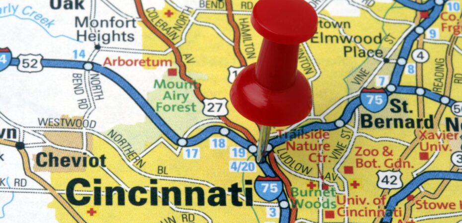 distance between cincinnati and indianapolis