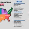 nba league structure, nba divisions, nba teams, nba conference breakdown, nba east west divisions, nba playoff structure, nba league organization, nba team alignment, nba division map, nba season format