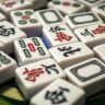 Tiles of Mahjong game played in China