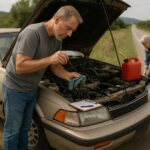 road-trip readiness older cars, high-mileage vehicle maintenance, long-distance car prep, car care for senior vehicles, vehicle reliability tips, aging car maintenance guide, old car travel tips, safe road trip older cars, high-mileage car inspection, long journey car readiness