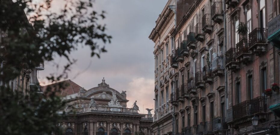 Crowds gathering at outdoor bars at Piazza Bellini, Naples, at night